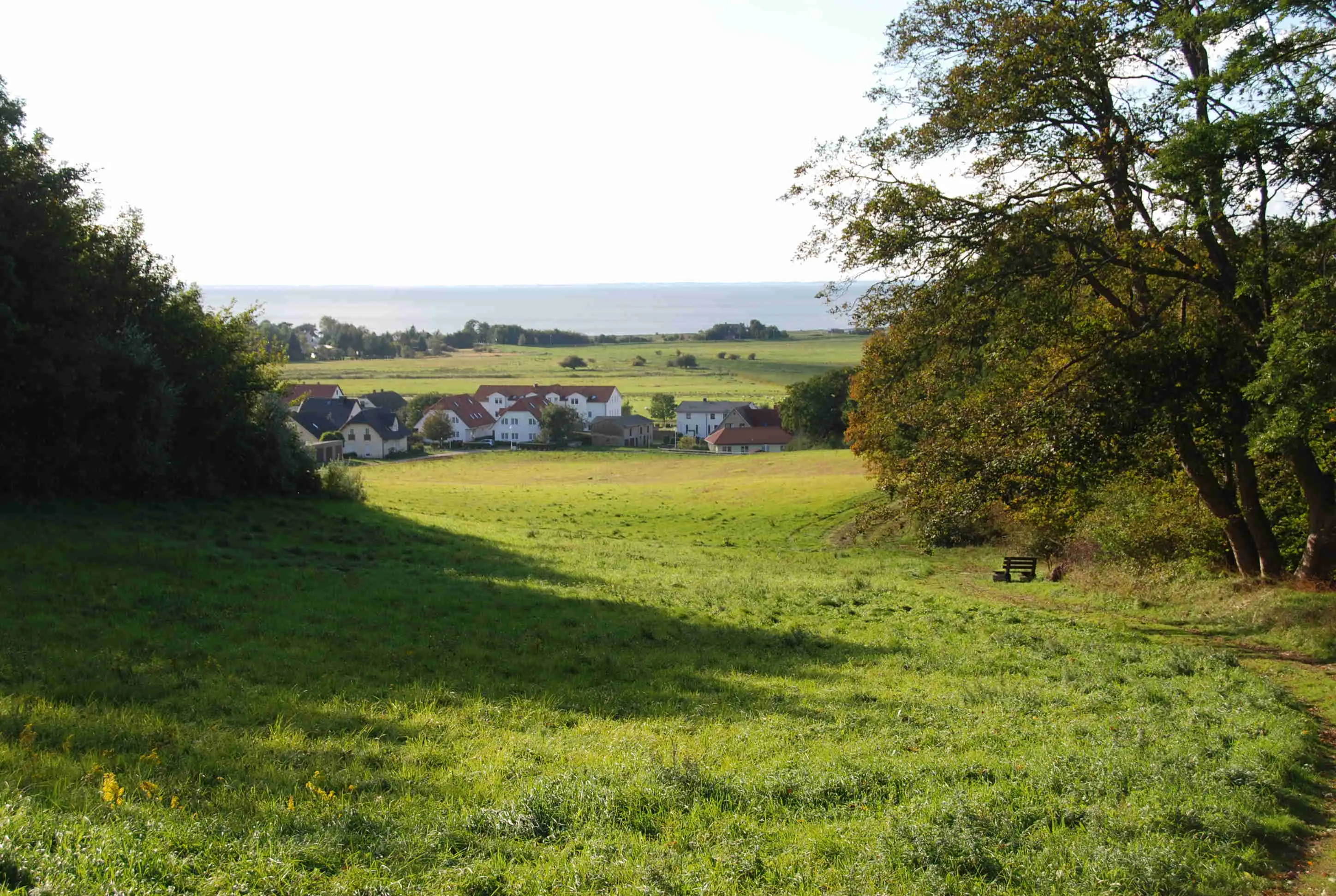 Blick auf Thiessow.